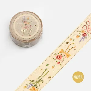 BGM Embroidered Ribbon Bouquet Washi Tape