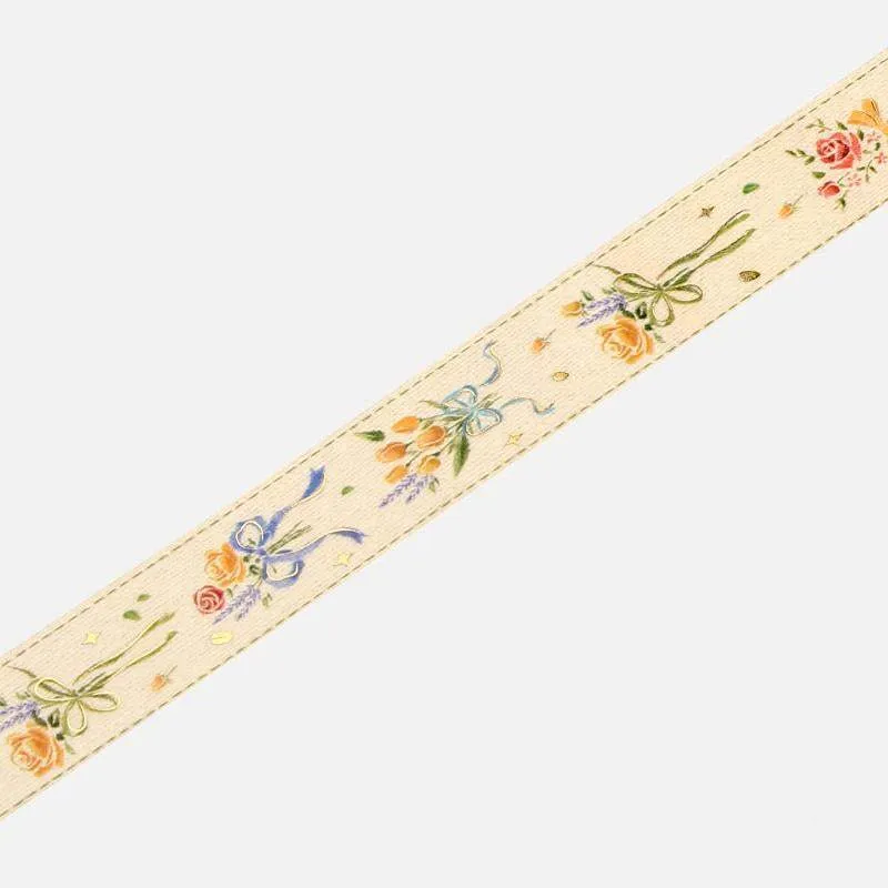 BGM Embroidered Ribbon Bouquet Washi Tape