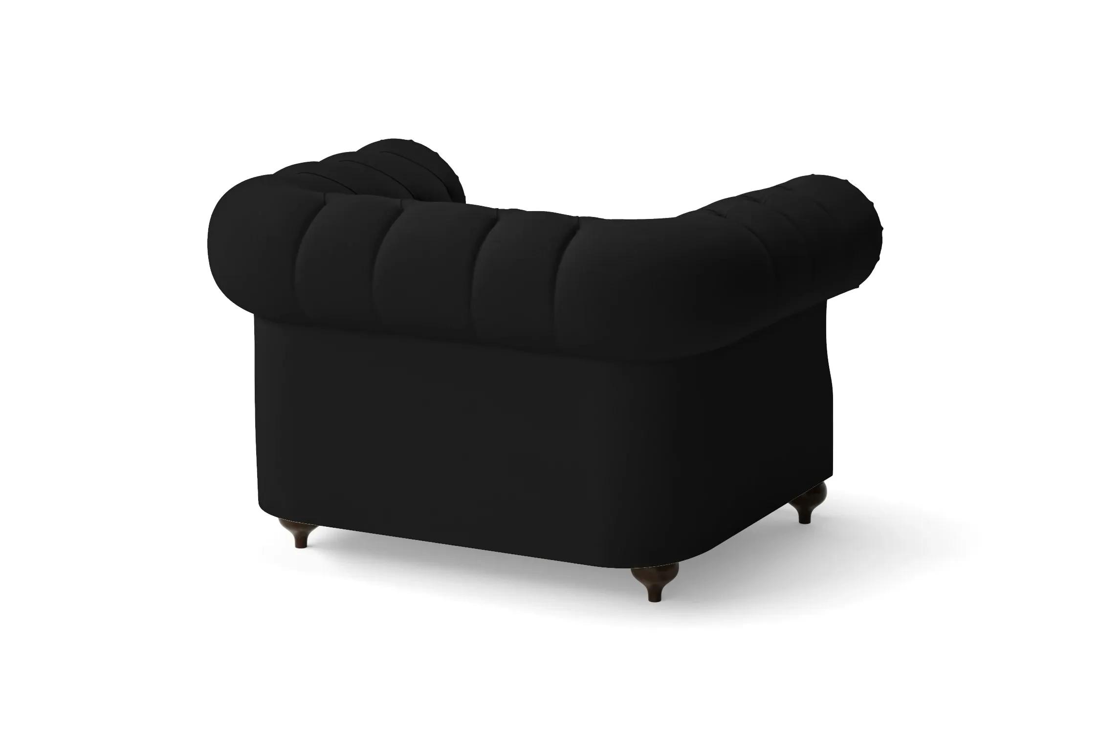 Bitonto Armchair Black Leather