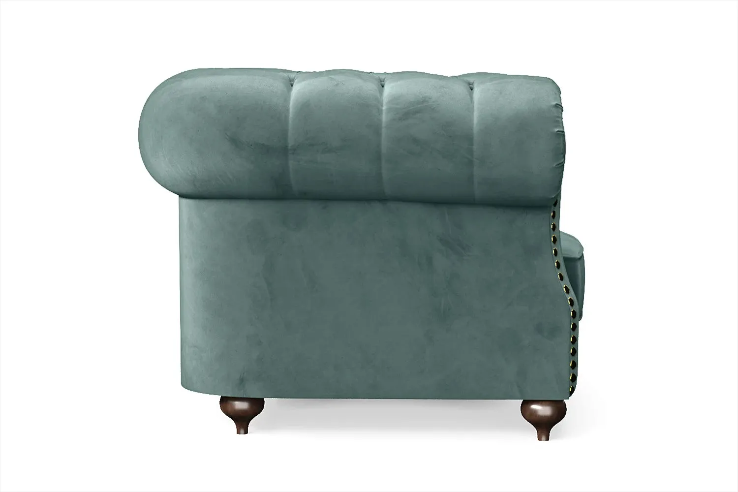 Bitonto Armchair Teal Velvet