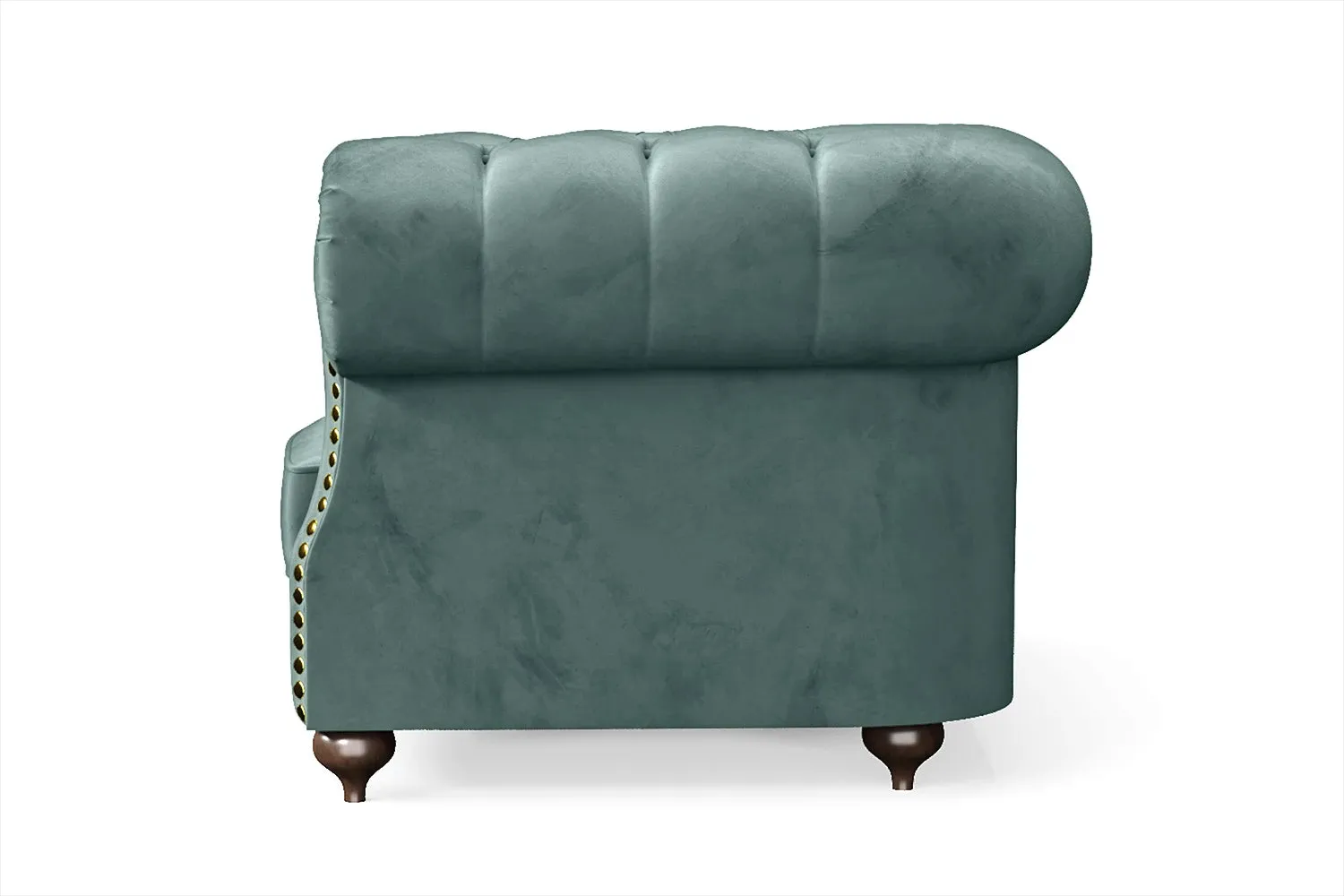 Bitonto Armchair Teal Velvet