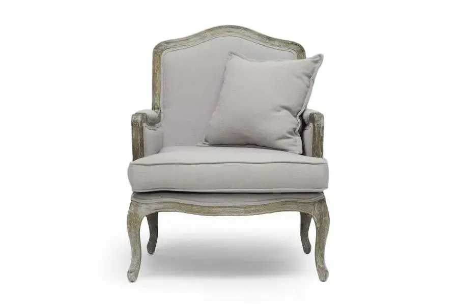 Constanza Classic Antiqued French Accent Chair