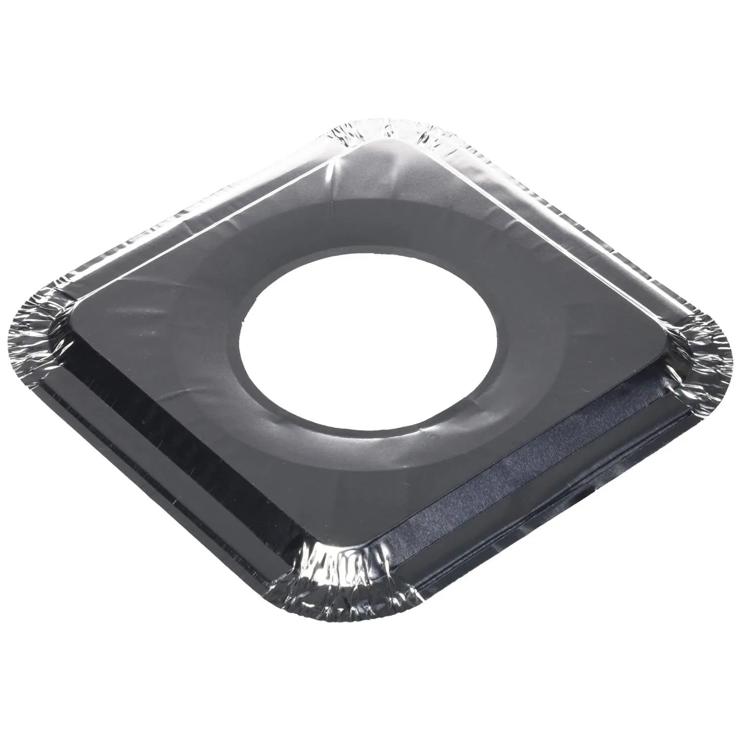 Disposable Aluminum Gas Burner 8.5 x 8.5 x .5 Square Foil Pan