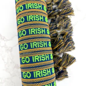 Go Irish Embroidered Bracelet