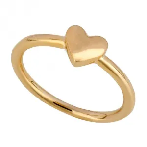 Gold Plated Heart Ring R3841