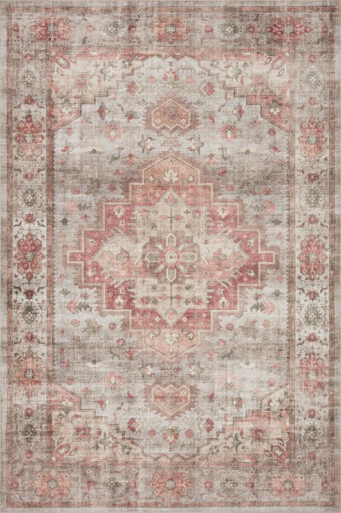 Heidi HEI-02 Dove/Spice Rug