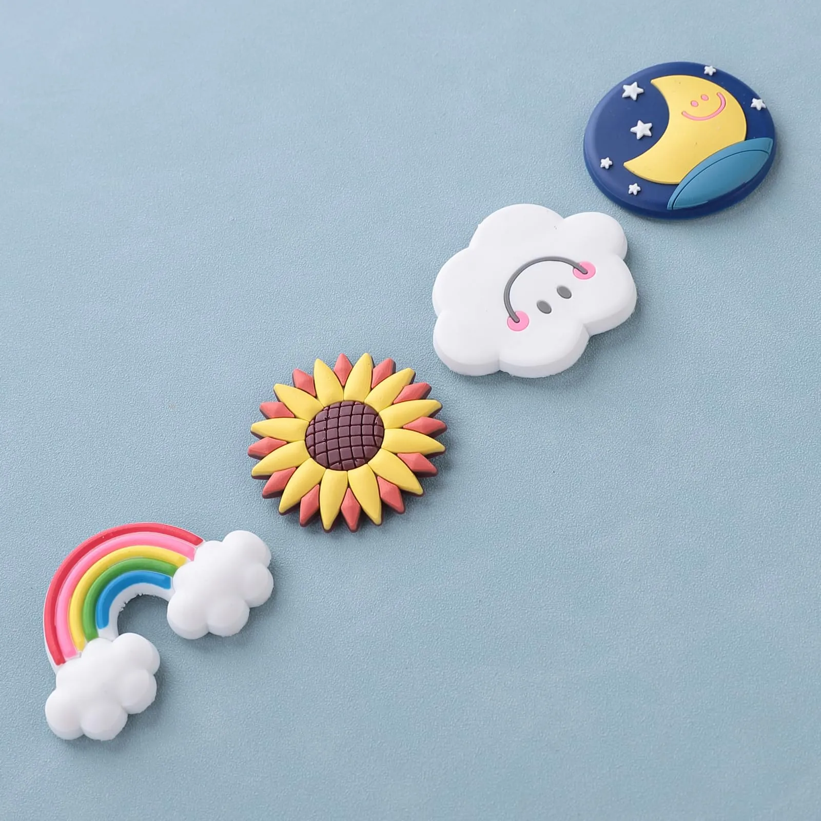 Homestic Cute Sky Shape Fridge Magnets|Home Décor|Best Souvenir Gift|Pack of 4|Multi|