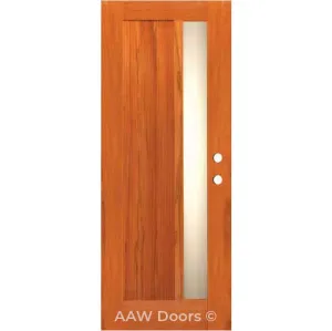 Retro 13 - Exterior Modern Mahogany Wood Entry Solid Front Door