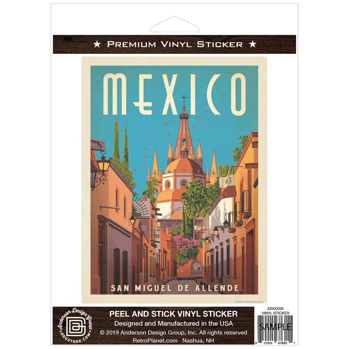 San Miguel De Allende Mexico Vinyl Sticker