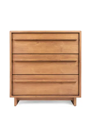 Teak Minimalist 3-Drawer Dresser | dBodhi Inline