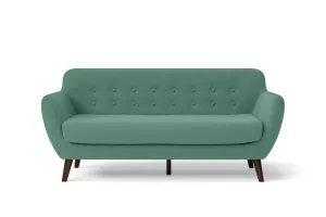 Terni 3 Seater Sofa Mint Green Linen Fabric